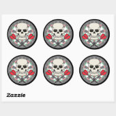 Rond Sticker jolly roger Dartboard (Feuille)