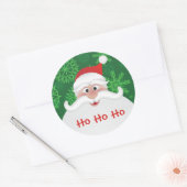 Rond Sticker Jolly Santa Claus (Enveloppe)
