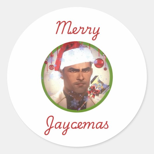 Rond Sticker Joyeux Jaycemas (Devant)