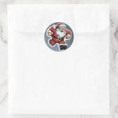 Rond sticker Joyeux Noël (Sac)