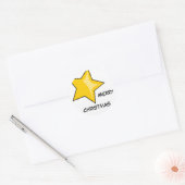 Rond Sticker Joyeux Noël (Enveloppe)