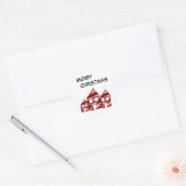 Rond Sticker Joyeux Noël (Enveloppe)