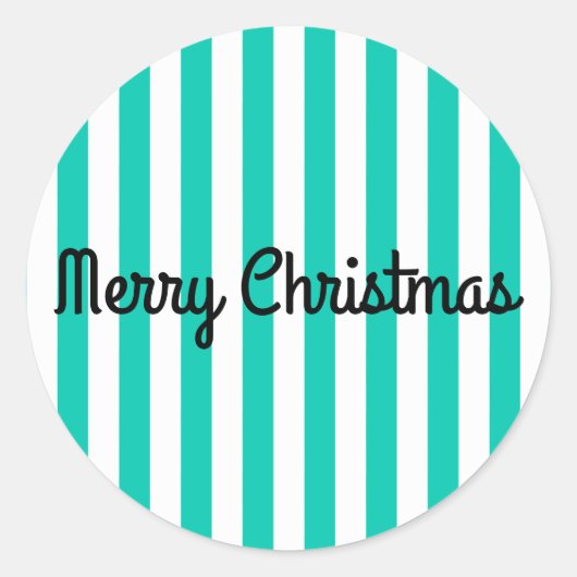 Rond Sticker Joyeux Noël (Devant)