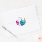 Rond sticker Joyeux Noël (Enveloppe)