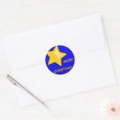 Rond Sticker Joyeux Noël (Enveloppe)
