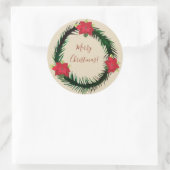 Rond Sticker Joyeux Noël (Sac)