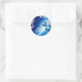 Rond Sticker Joyeux Noël (Sac)
