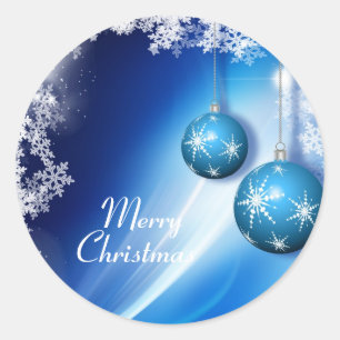 Rond Sticker Joyeux Noël