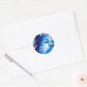 Rond Sticker Joyeux Noël (Enveloppe)