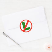 Rond Sticker Joyous Noel (Enveloppe)