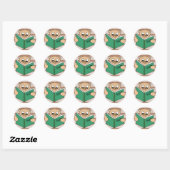 Rond Sticker Jr Puff (Feuille)