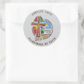 Rond Sticker Jubilee 2025, Pèlerinage de la Foi. (Sac)