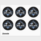 Rond Sticker juge-arbitre-Empire (Feuille)