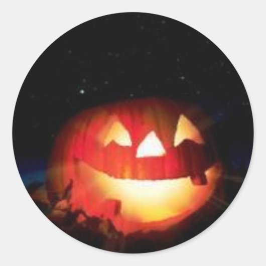 Rond Sticker Just Jack - Halloween (Devant)