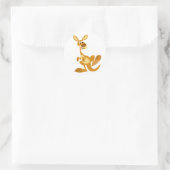 Rond Sticker Kangaroo pour Thumon mignon (Sac)
