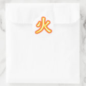 Rond Sticker Kanji Fire (Sac)
