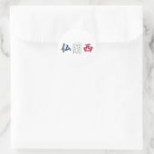 Rond Sticker Kanji France (Sac)