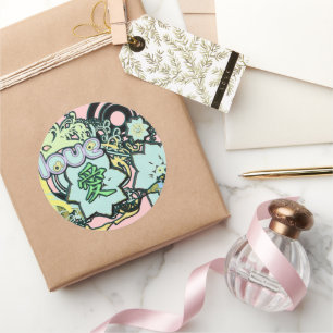 Rond Sticker Kanji pour l'amour