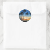 Rond Sticker Kapa'a Sunrise (Sac)