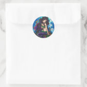 Rond Sticker "Kathleen" Sirène et méduse (Sac)