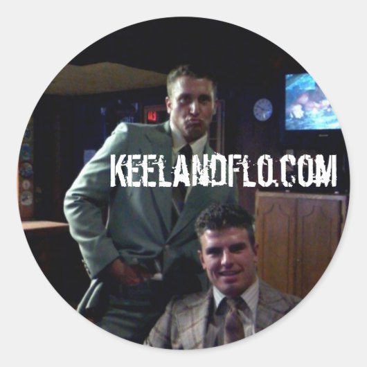 Rond Sticker KeelandFlo.com (Devant)