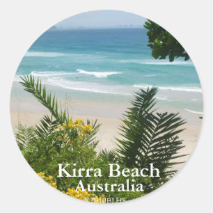 Rond Sticker Kirra Beach #2