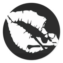 Sticker Kiss of Death Round