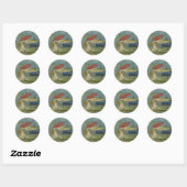 Rond Sticker Kiss Secret (Feuille)