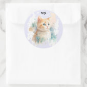 Rond Sticker Kitten Peint (Sac)