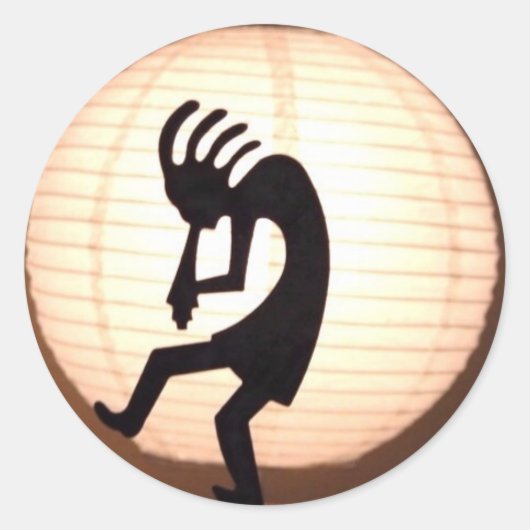 Rond Sticker Kokopelli (Devant)