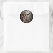 Rond Sticker "La Confrontation" (Sac)