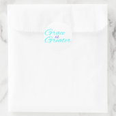 Rond Sticker - La grâce est plus grande (Sac)