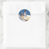 Rond Sticker - La navette spatiale 2 nous manquera (Sac)
