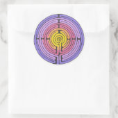 Rond Sticker Labyrinthe (Sac)