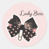 Rond Sticker Lady Boss (Devant)
