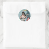 Rond Sticker Lady Liberty 1 (Sac)