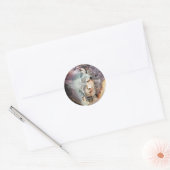 Rond Sticker "Lady of Thought" (Enveloppe)