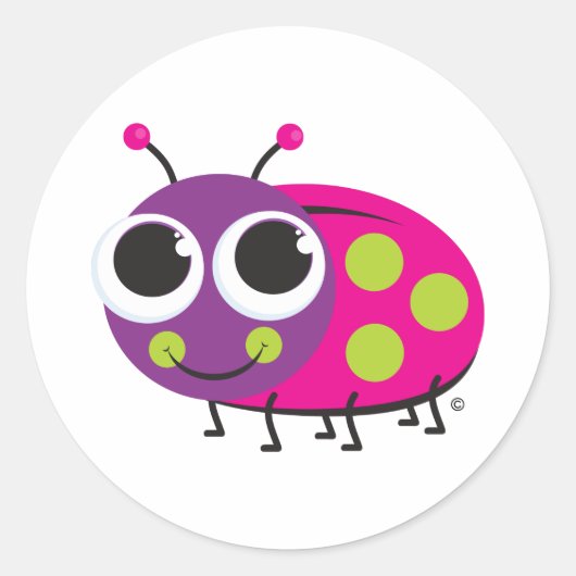 Rond Sticker Ladybug (Devant)