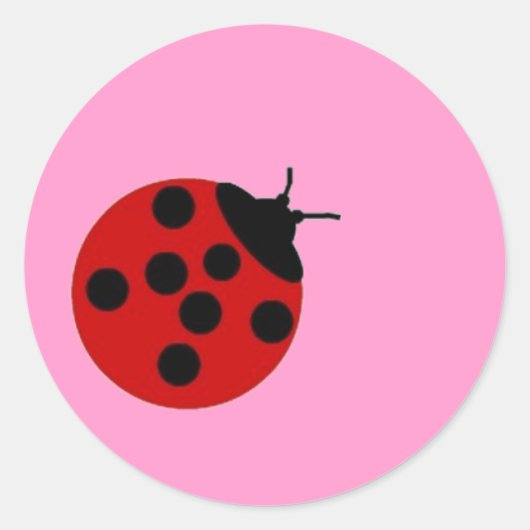 Rond Sticker Ladybug (Devant)