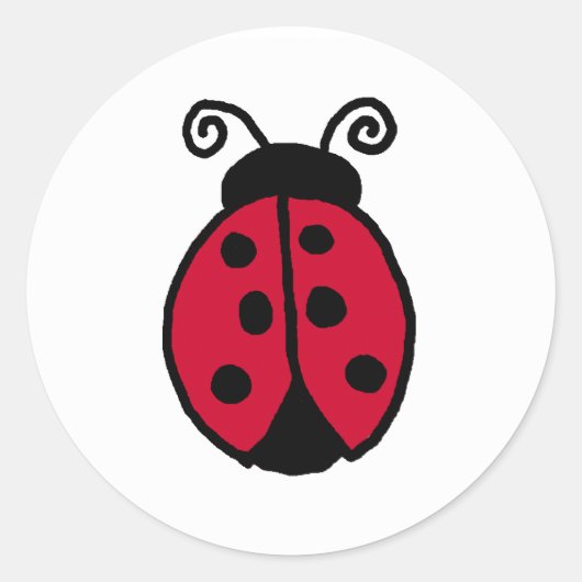 Rond Sticker Ladybug (Devant)