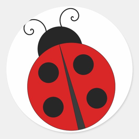 Rond Sticker Ladybug (Devant)