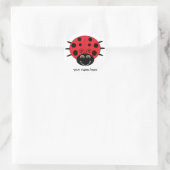 Rond Sticker Ladybug personnalisé (Sac)