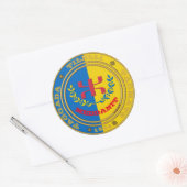 Rond sticker laicite kabyle (Enveloppe)