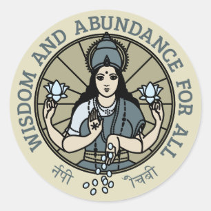 Rond Sticker Lakshmi #2