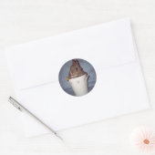 Rond Sticker lapin Bunny (Enveloppe)