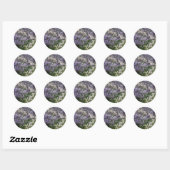 Rond Sticker Lavender Fields (Feuille)