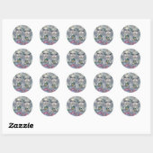 Rond Sticker "Le Holly et l'Ivy" (Feuille)