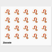 Rond Sticker Leo #1 (Feuille)