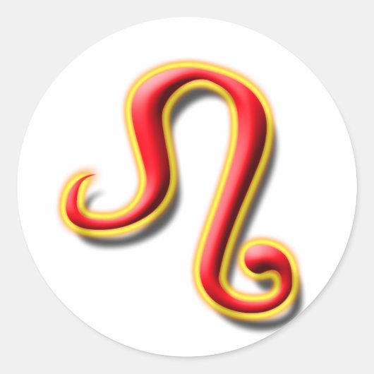 Rond Sticker Leo #1 (Devant)
