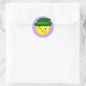 Rond Sticker Leprechaun (Sac)